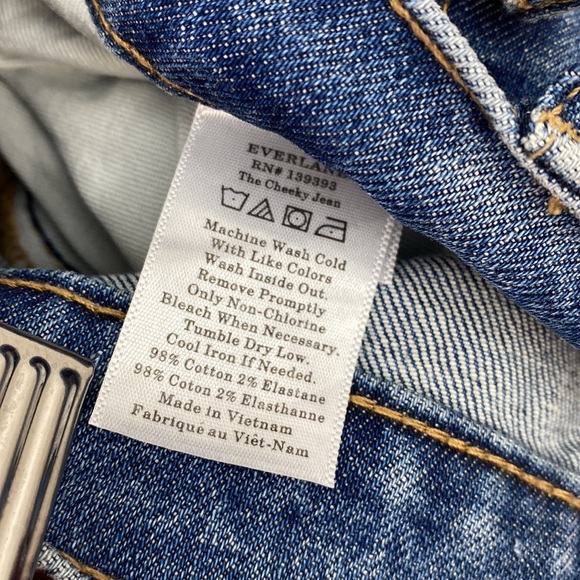 EVERLANE NWOT Cheeky Jean Straight Crop Size 33 - Picture 7 of 15